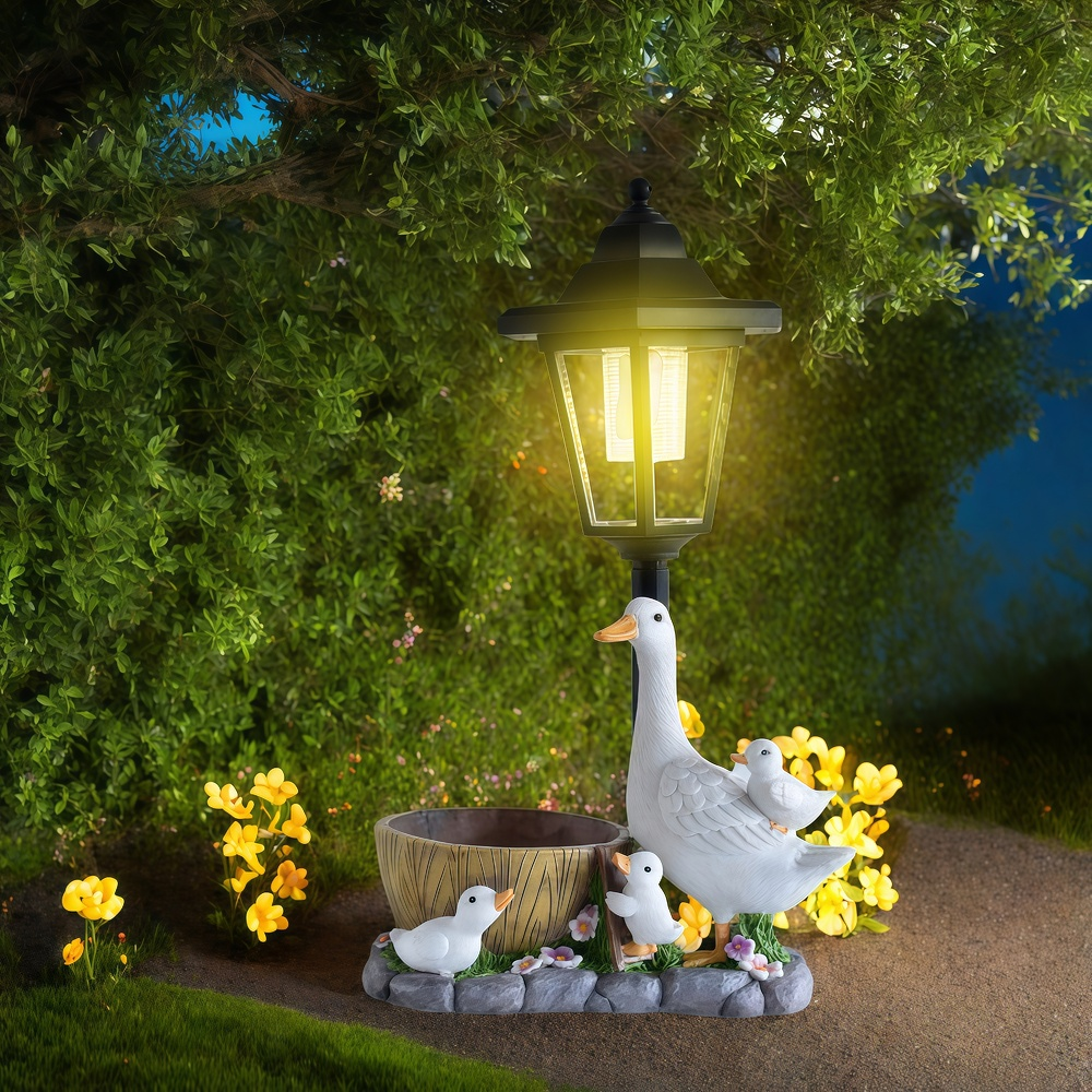 Solar Duck Night Light Garden  - Outdoor Lighting Manufacturers reseña y precio
