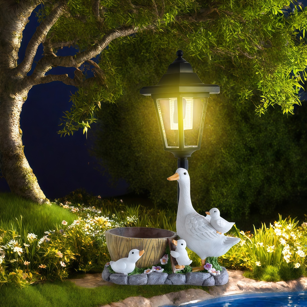 Solar Duck Night Light Garden  - Outdoor Lighting Manufacturers reseña y precio