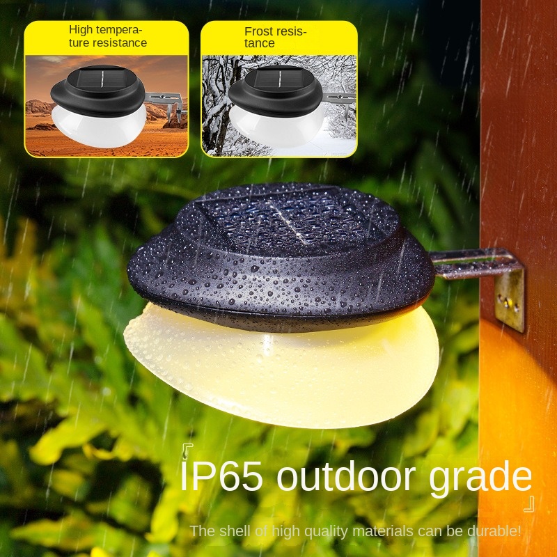 LED Solar Lights Waterproof Ou - Outdoor Lighting On Fence reseña y precio
