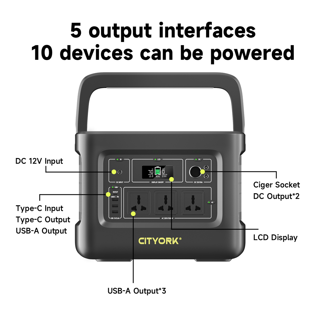Portable Power Station 400W Po - Outdoor Lighting No Outlet reseña y precio