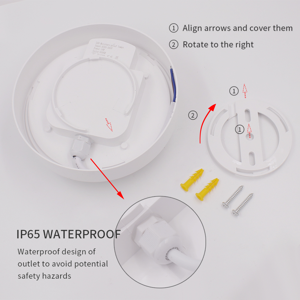 LED Moistureproof Wall Lamp 16 - Outdoor Yard Lighting Fixtures reseña y precio