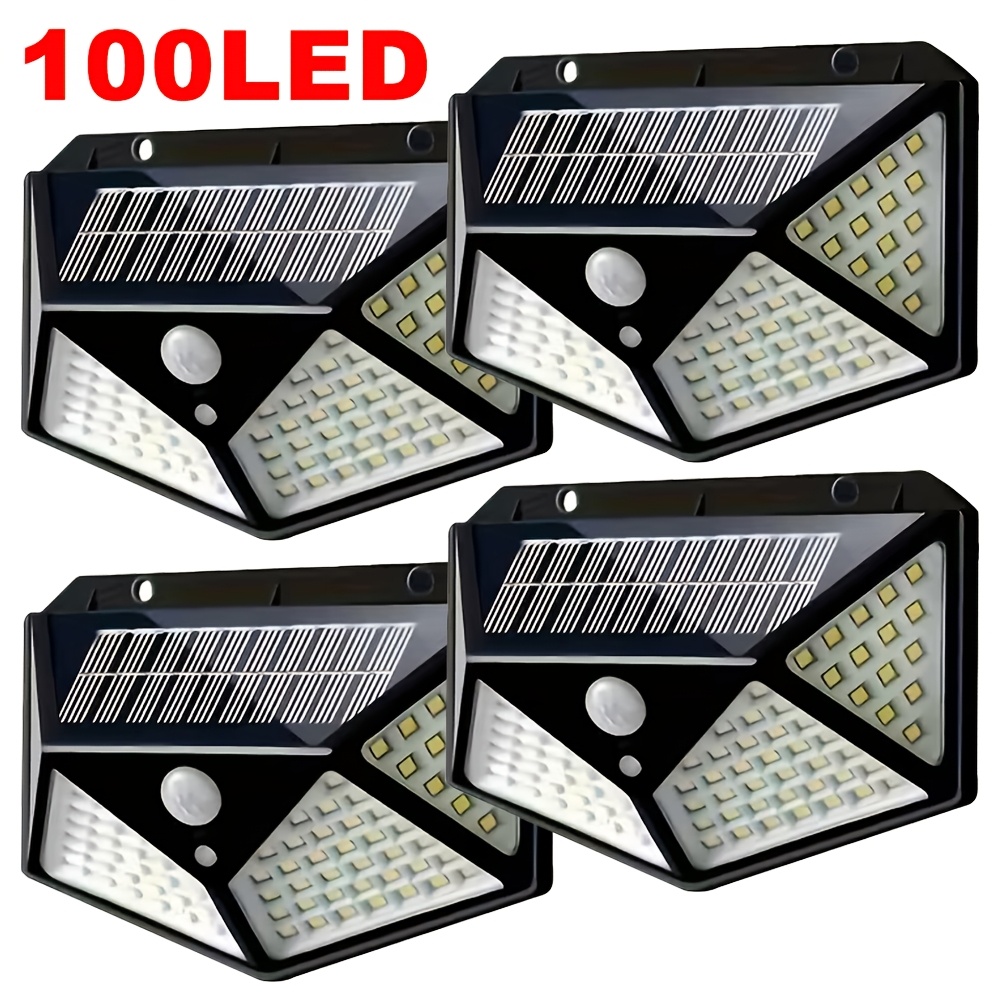100LED Outdoor Solar Garden Li - Outdoor Lighting On Fence reseña y precio