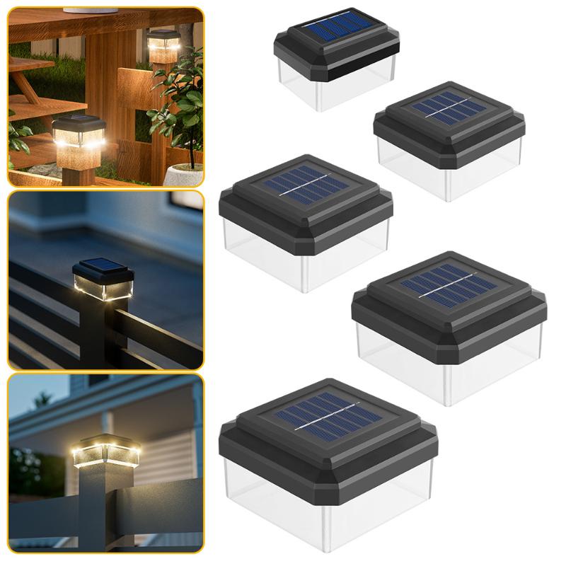 Solar LED Post Cap Light for O - Outdoor Lighting On Fence reseña y precio