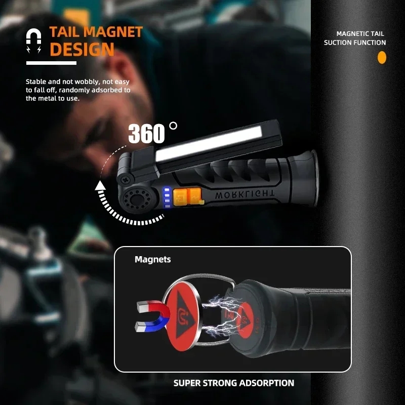 Portable COB LED Flashlight Re - Outdoor Lighting Bollards reseña y precio