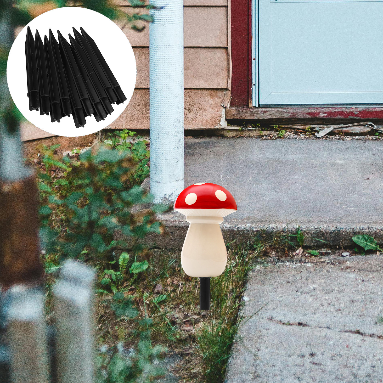 10 Pcs Garden Lamp Stakes Ligh - Outdoor Lighting Ground Fixtures reseña y precio