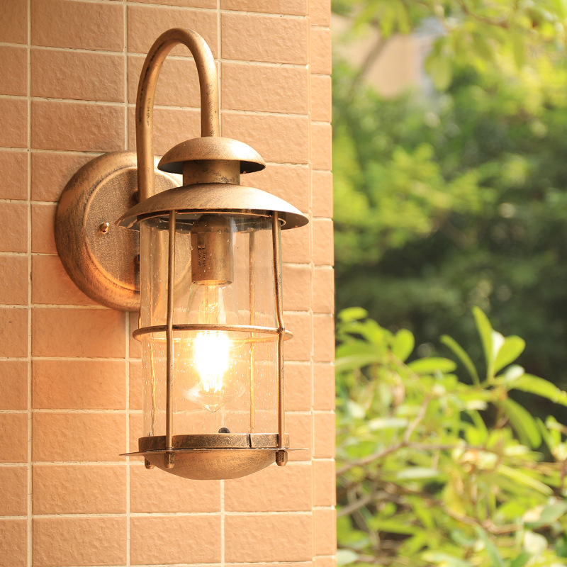 Vintage Wall Lamp E27 Bulb Sco - Outdoor Yard Lighting Fixtures reseña y precio