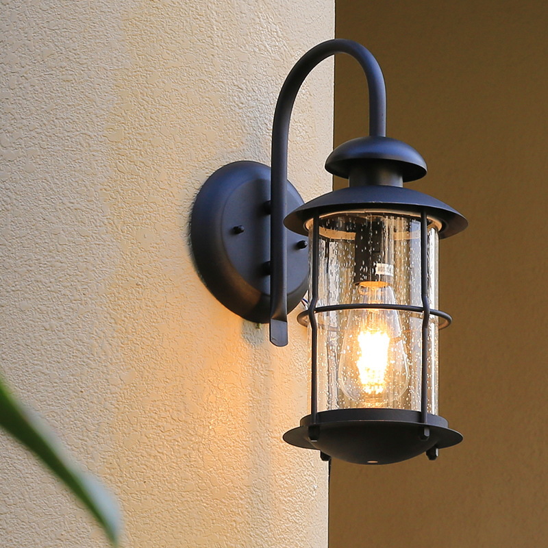 Vintage Wall Lamp E27 Bulb Sco - Outdoor Yard Lighting Fixtures reseña y precio