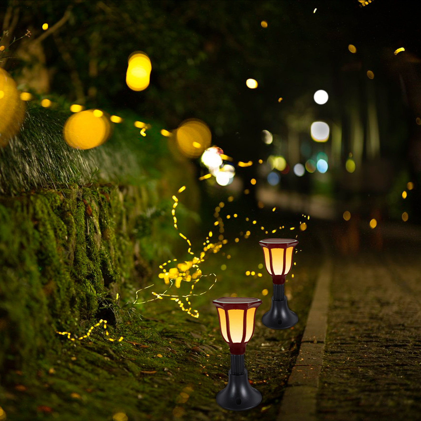 10Pcs Solar Lawn Light Base Re - Outdoor Lighting Ground Fixtures reseña y precio