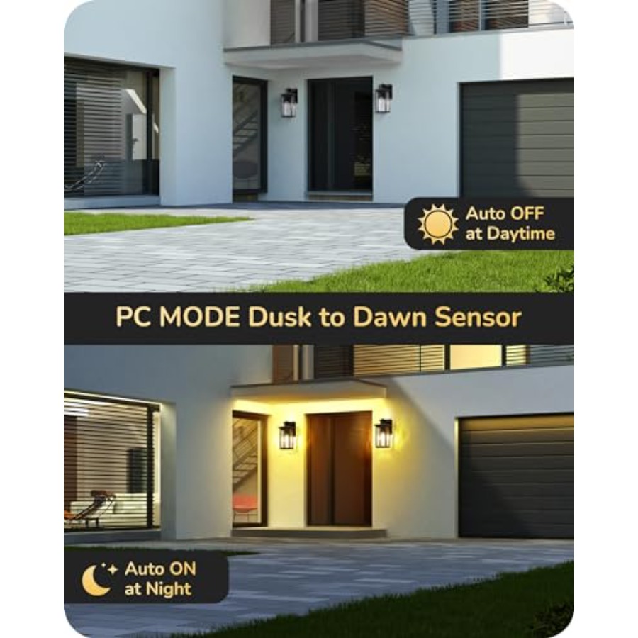 Outdoor Wall Light with GFCI O - Outdoor Lighting No Outlet reseña y precio
