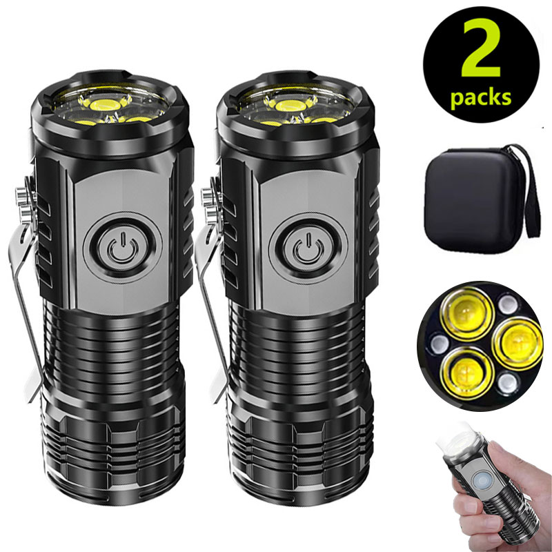 Mini 3LED Flashlight With Pen  - Outdoor Lighting Bollards reseña y precio