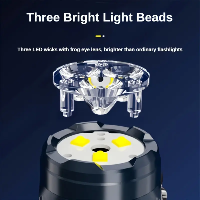 Mini 3LED Flashlight With Pen  - Outdoor Lighting Bollards reseña y precio