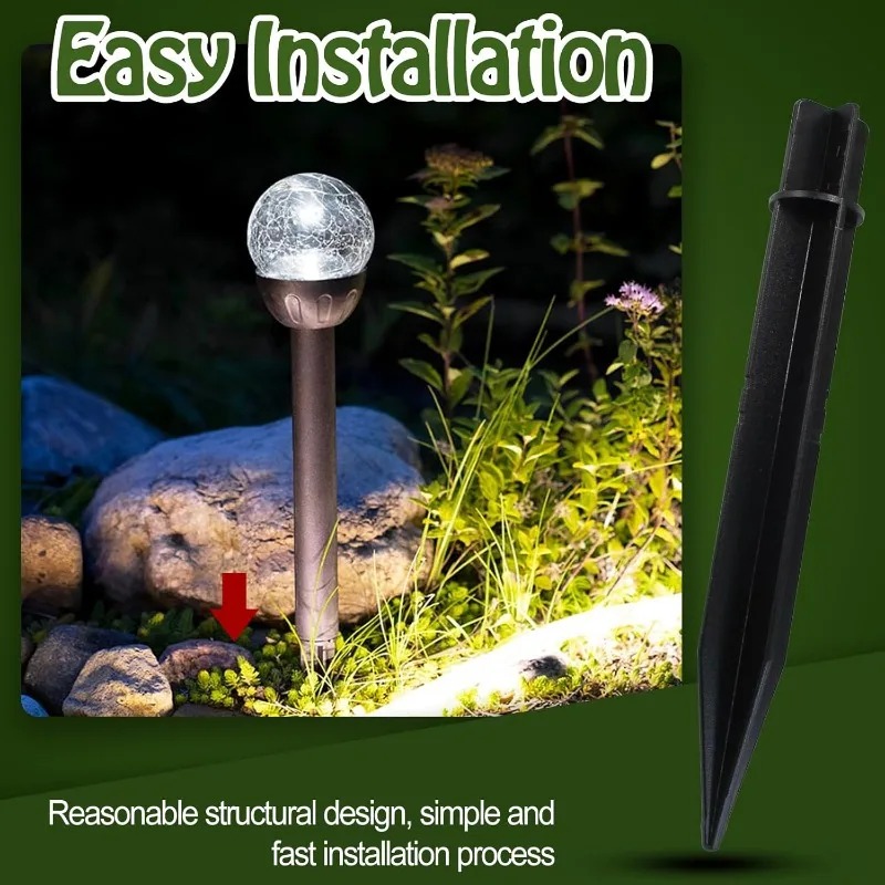 Outdoor Solar Garden Lights 1- - Outdoor Lighting Ground Fixtures reseña y precio