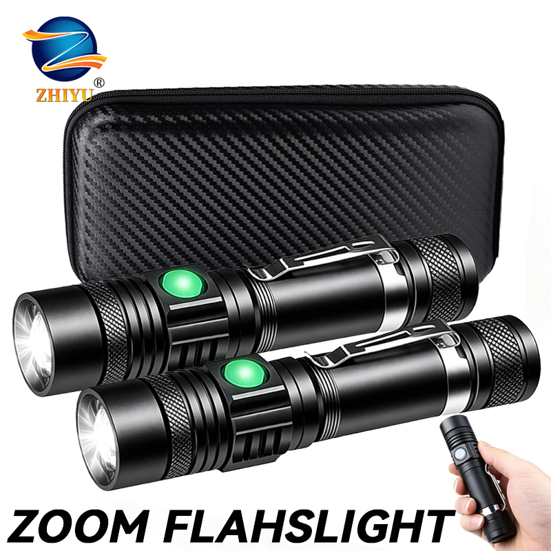 T6 LED Rechargeable Flashlight - Outdoor Lighting Lumen reseña y precio