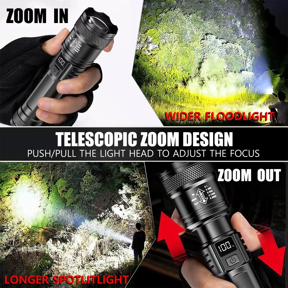 Rechargeable LED Flashlight Zo - Outdoor Lighting Lumen reseña y precio