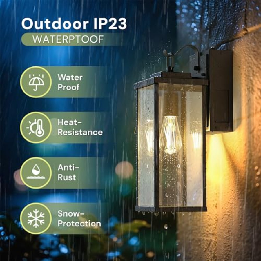 Upgraded Dusk to Dawn Outdoor  - Outdoor Lighting No Outlet reseña y precio
