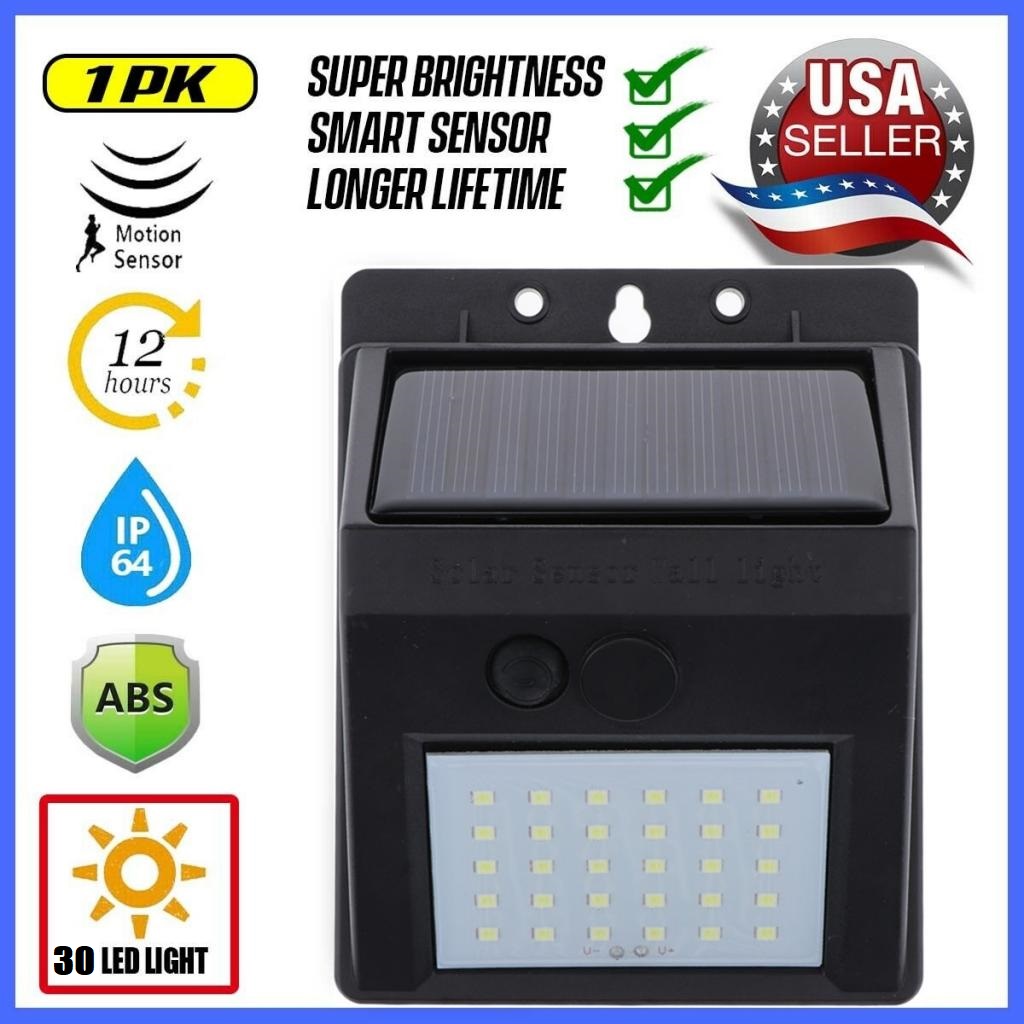 Outdoor Solar Powered LED Wall - Outdoor Yard Lighting Fixtures reseña y precio