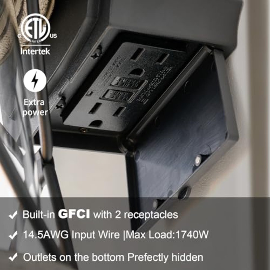 Dusk to Dawn Motion Sensor Out - Outdoor Lighting No Outlet reseña y precio