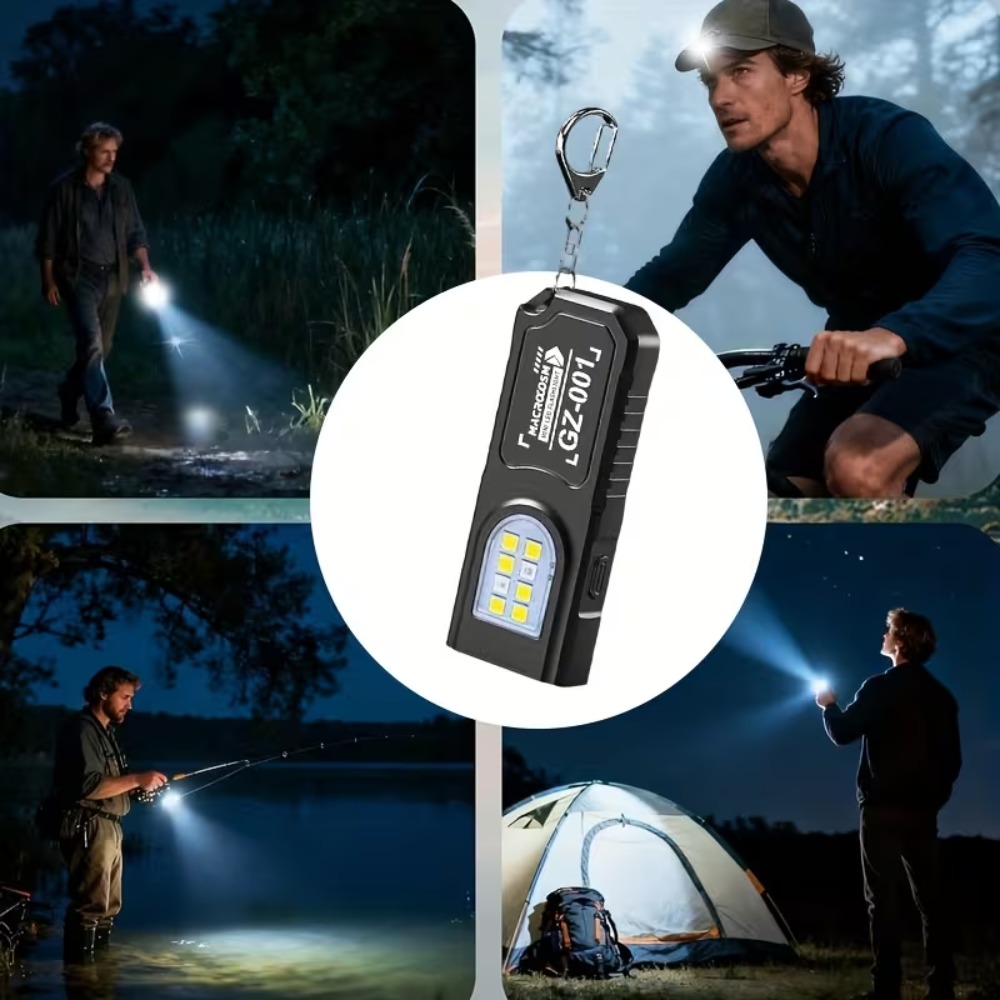 Mini COB LED Keychain Flashlig - Outdoor Lighting Bollards reseña y precio